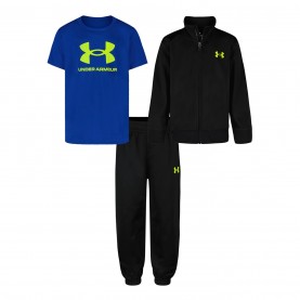 Комплект Under Armour 3Pc Brawler Set In54 - Black/Blue комплект,дрехи,за,училище,разпродажба,under,armour,детски,3/4,панталони,детски,екипи,under,armour,3pc,brawler,set,in54,black,blue