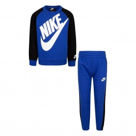 Детски комплект Nike Futura Crew Sweater and Bottoms Set Infant Boys - Game Royal детски,комплект,детски,екипи,nike,futura,crew,sweater,and,bottoms,set,infant,boys,game,royal