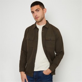 мъжки,якета,мъжки,якета,и,палта,размер+,threadbare,lightweight,cotton,shacket,chocolate