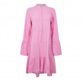 рокля,дамски,поли,и,рокли,дамски,облекла,размер,be,you,tiered,smock,dress,pink