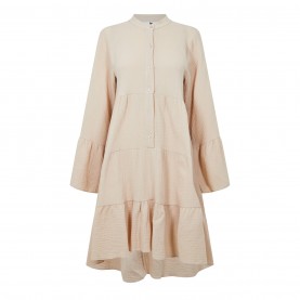 рокля,дамски,поли,и,рокли,дамски,облекла,размер,be,you,tiered,smock,dress,stone