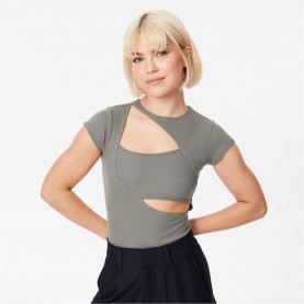 дамски,топове,jack,wills,short,sleeve,slash,bodysuit,muted,khaki
