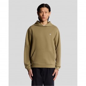 суичър,облекла,на,разпродажба,мъжки,блузи,lyle,and,scott,diagonal,weave,hoodie,green