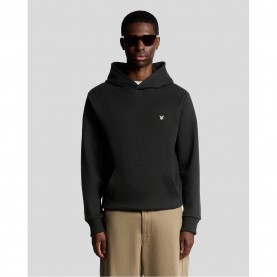 суичър,облекла,на,разпродажба,мъжки,блузи,lyle,and,scott,diagonal,weave,hoodie,black