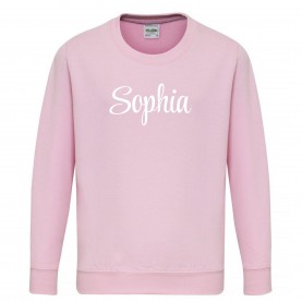 детска,блуза,детски,блузи,awd,unisex,kids,cotton,crew,neck,sweatshirt,baby,pink