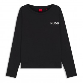 пижама,дамски,пижами,hugo,unite,long,sleeve,pyjama,top,black