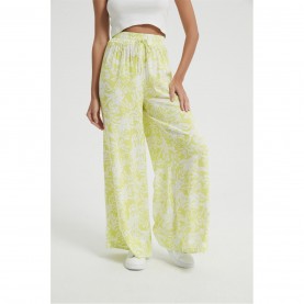 панталони,be,you,beach,trousers,floral,lime