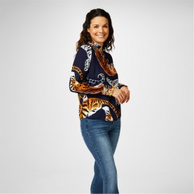 дамски,ризи,biba,biba,chain,detail,blouse,big,cat,print