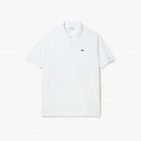 Блуза с яка Lacoste Classic-Fit Polo Shirt (Tall Fit) - White блуза,с,яка,мъжки,тениски,lacoste,classic,fit,polo,shirt,tall,fit,white