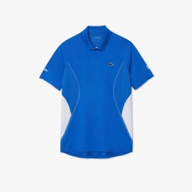 Блуза с яка Lacoste Tennis x Novak Djokovic Regular-Fit Polo Shirt - Blue блуза,с,яка,мъжки,тениски,lacoste,tennis,x,novak,djokovic,regular,fit,polo,shirt,blue