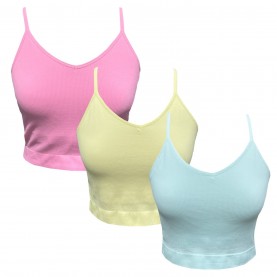 бюстие,дамско,лятно,бельо,be,you,pack,ribbed,bralette,blue,yellow,pnk