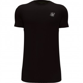 тениска,siksilk,men's,short,sleeve,muscle,fit,t,shirt,black
