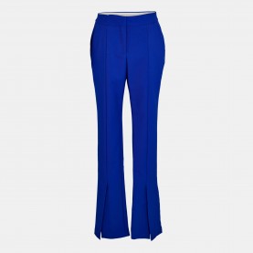 Дамски панталони Off White Womens High Waisted Slim Fit Split Hem Trousers - Blue дамски,панталони,off,white,women,s,high,waisted,slim,fit,split,hem,trousers,blue