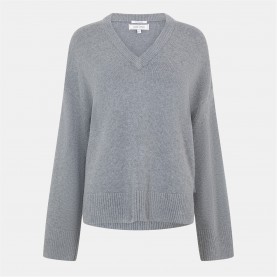 пуловер,дамски,плетени,дрехи,дамски,облекла,размер,jack,wills,vintv,neck,jumper,ld54,charcoal