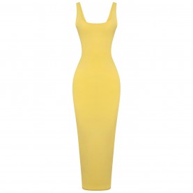 дамска,рокля,дамски,поли,и,рокли,honeyz,bandage,dress,womens,yellow
