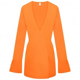 рокля,дамски,поли,и,рокли,honeyz,blazer,dress,ld99,orange