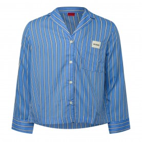 Дамска рокля Hugo Hugo Kleo Shirt 10272490 01 Night Dress Womens - Blue дамска,рокля,дамски,пижами,hugo,hugo,kleo,shirt,10272490,01,night,dress,womens,blue