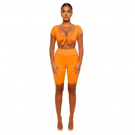 къса,блуза,дамски,топове,honeyz,crop,top,ld99,orange