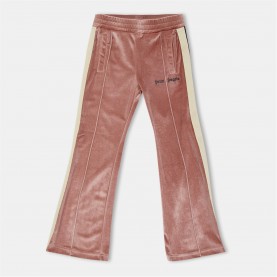 анцуг,детски,3/4,панталони,palm,angels,kids',velour,open,hem,woven,tracksuit,joggers,pink,3010