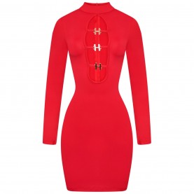 дамски,поли,и,рокли,honeyz,h,mini,ld99,red