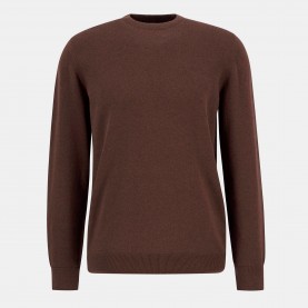 блуза,мъжки,пуловери,barbour,mens,crew,neck,sweater,umber,br38