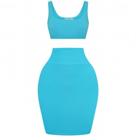 honeyz,bandage,co,ord,womens,turquoise