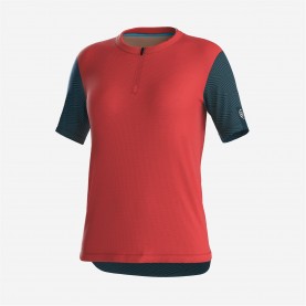 Фланелка Bicycle Line SS Jersey Zoe Ld99 - Peach фланелка,дамски,топове,дамски,горнища,с,цип,облекло,за,колоездене,bicycle,line,ss,jersey,zoe,ld99,peach