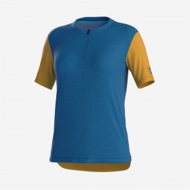 Фланелка Bicycle Line SS Jersey Zoe Ld99 - Avio Blue фланелка,дамски,топове,дамски,горнища,с,цип,облекло,за,колоездене,bicycle,line,ss,jersey,zoe,ld99,avio,blue