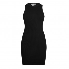 Рокля DKNY Logo Mini Dress - BLACK/IVORY рокля,дамски,поли,и,рокли,dkny,logo,mini,dress,black,ivory