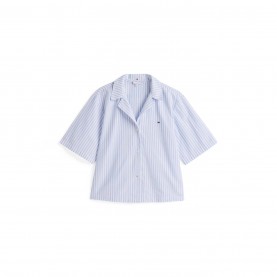 дамски,топове,tommy,hilfiger,ss,linen,shirt,short,set,multi,blu