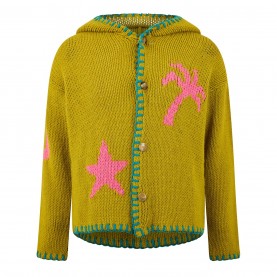 жилетка,мъжки,пуловери,palm,angels,nightsky,cardigan,yellow,coral