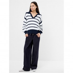 пуловер,дамски,плетени,дрехи,french,connection,women's,lily,crew,neck,jumper,white