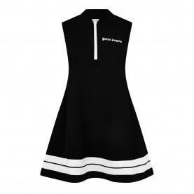 рокля,дамски,поли,и,рокли,palm,angels,zip,up,track,dress,black,white