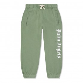 детски,анцуг,детски,облекла,palm,angels,logo,jogging,bottoms,infants,light,green