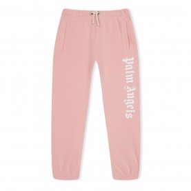 детски,анцуг,детски,облекла,palm,angels,overlogo,jogging,bottoms,infants,pink,white