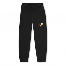 детски,анцуг,детски,облекла,off,white,logo,jogging,bottoms,infants,black,mltic