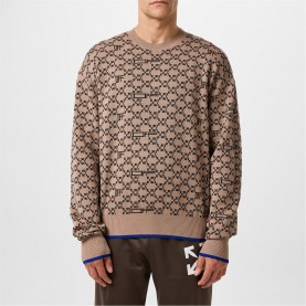 пуловер,мъжки,пуловери,мъжки,тениски,off,white,all,over,monogram,jumper,black,monogram