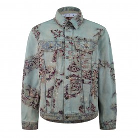 яке,мъжки,якета,off,white,tapestry,denim,jacket,multicolor