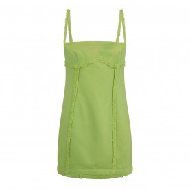 рокля,дамски,поли,и,рокли,off,white,laundry,fleece,mini,dress,yellow,fluo
