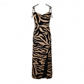 рокля,дамски,ризи,off,white,zebra,midi,dress,black,zebra