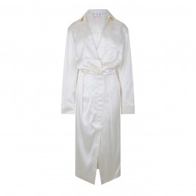 рокля,дамски,ризи,off,white,chine,satin,twist,long,dress,white