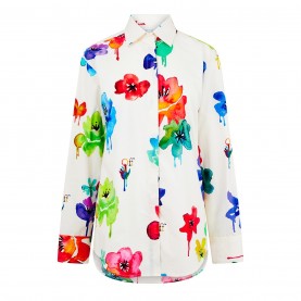 дамски,ризи,off,white,floral,pop,zip,shirt,sand,multic