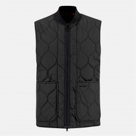 елек,облекла,на,разпродажба,мъжки,якета,barbour,men's,re,engineered,utility,liddesdale,quilted,full,zip,sleeveless,gilet,black,bk12