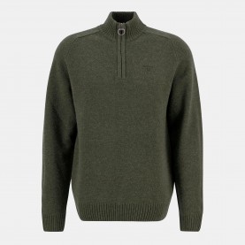 пуловер,мъжки,пуловери,мъжки,тениски,barbour,grangetown,half,zip,jumper,mid,olive,ol54