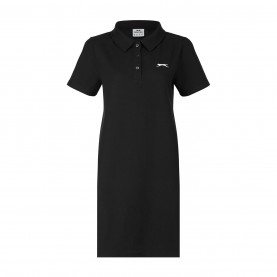 дамска,рокля,дамски,поли,и,рокли,дамски,облекла,размер,slazenger,womens,short,sleeve,polo,dress,black