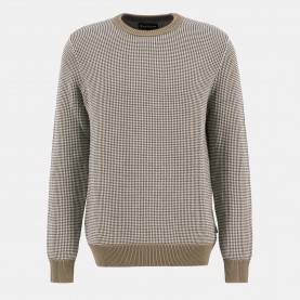 пуловер,мъжки,пуловери,barbour,wells,crew,neck,jumper,stone,st17
