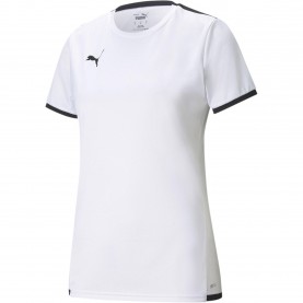 Дамска фланелка Puma Teamliga Jersey W Referee Shirt Womens - White/Black дамска,фланелка,футбол,puma,teamliga,jersey,w,referee,shirt,womens,white,black
