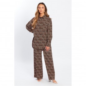 дамски,къси,панталони,дамски,облекла,размер,be,you,shirt,&amp;,trouser,co,ord,womens,leopard,print