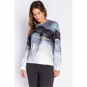 дамски,пижами,дамски,облекла,размер,pj,salvage,salvage,ombre,shirt,multicolour