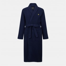 Lyle and Scott Waffle Gown Sn99 - Peacoat промоция,на,зимни,облекла,lyle,and,scott,waffle,gown,sn99,peacoat